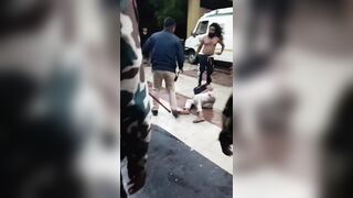 Man Gets Fatally Stabbed By Rival In Front Of Police In India