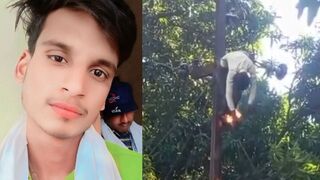 A Lineman Burned Alive Who Working On Power Line in Sitapur