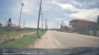 Terrifying Dashcam Captures Motorcycle Impacting Car at Blazing Speed