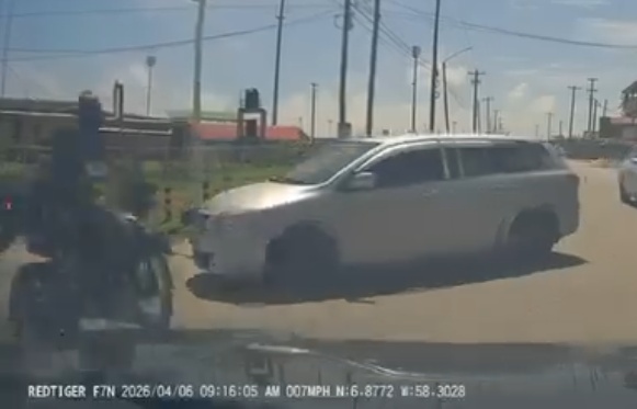 Terrifying Dashcam Captures Motorcycle Impacting Car at Blazing Speed