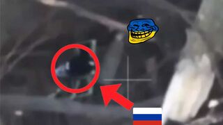 Smartest Ukrainian vs. unexploded drone.