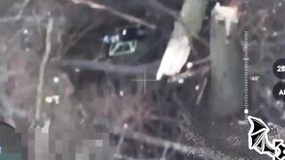 Smartest Ukrainian vs. unexploded drone.
