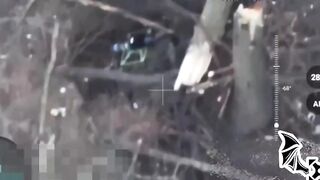 Smartest Ukrainian vs. unexploded drone.