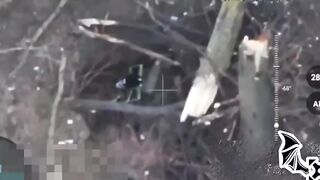 Smartest Ukrainian vs. unexploded drone.