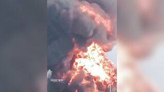 Huge explosion near Bridge of the Americas in Panama after tanker truck catches fire