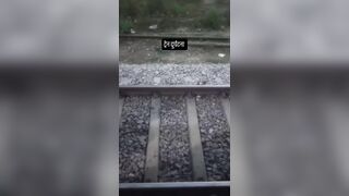 Man`s Hand RIpped Off By Train