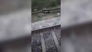 Man`s Hand RIpped Off By Train