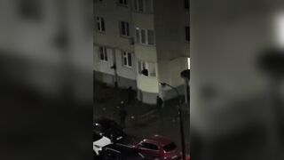 Conflict and brutal beating of a man in the city of Azin