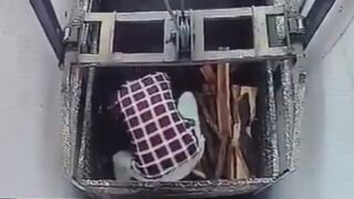 Down The Shaft He Falls