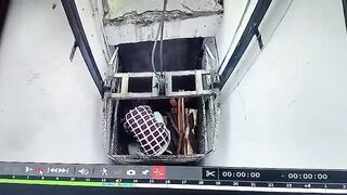 Down The Shaft He Falls