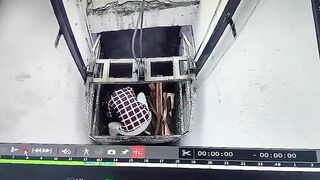 Down The Shaft He Falls