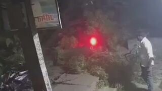 Tree Falls On Cyclist An Motorcycle Rider Killing Last One On Spot