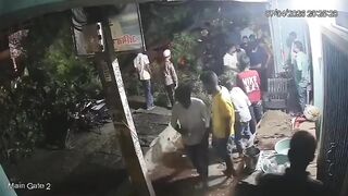 Tree Falls On Cyclist An Motorcycle Rider Killing Last One On Spot