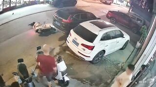 She Gonna Feel It Tomorrow: Chick Plows Into A Parked SUV