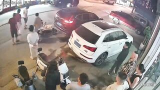 She Gonna Feel It Tomorrow: Chick Plows Into A Parked SUV