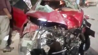 Aftermath Of A Deadly DUI Crash In India