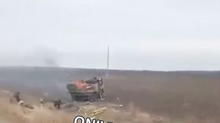 Destruction of advancing UA troops near Krasnoarmeysk