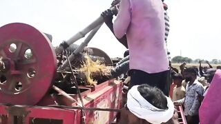 Another view of man who died by thresher