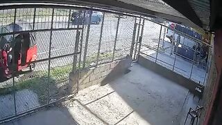 High-Speed Biker Slams Into Rickshaw And Dies Horribly
