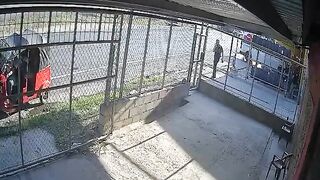 High-Speed Biker Slams Into Rickshaw And Dies Horribly