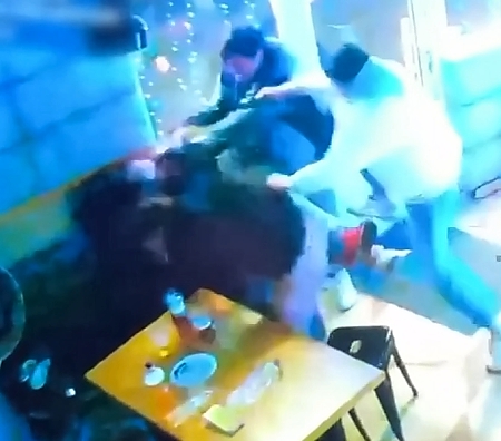 Three men brutally beat a man in Sevastopol