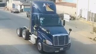 Van Driver Turns Illegally into Second Lane, Hits Motorcyclist and Flees the Scene