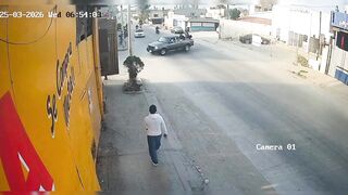Van Driver Turns Illegally into Second Lane, Hits Motorcyclist and Flees the Scene