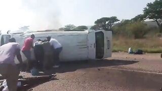 Three Killed In Fiery Crash In South Africa