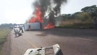 Three Killed In Fiery Crash In South Africa