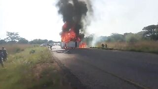 Three Killed In Fiery Crash In South Africa
