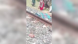 Man In Skirt Ripped In Halves By Train