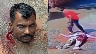 BRUTAL: Man Gets Throat Slit, Beheaded In Broad Daylight In India {CCTV & Aftermath}