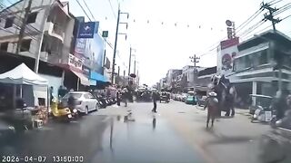 Two Injured After Elephant Goes On Rampage