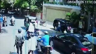 High-Speed Car Crashes Into Scooter, Driver Flees Leaving Rider Seriously Injured