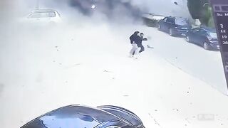 Explosion Rocks Kfoun Village South of Beirut –CCTV Captures Moment of Attack