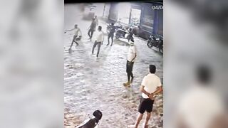 Driver deliberately mows down youths with SUV at high speed in road rage incident