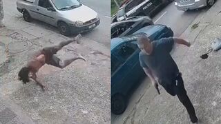 Police Shoot Suspect Who Jumped from Stolen Car and Tried to Flee