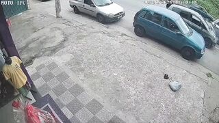 Police Shoot Suspect Who Jumped from Stolen Car and Tried to Flee