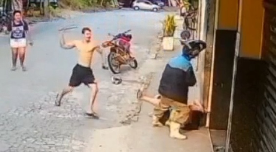 Brutal Justice: Man Attacks Ex-Wife with Hatchet, Hero Kills Him with Steel Rod