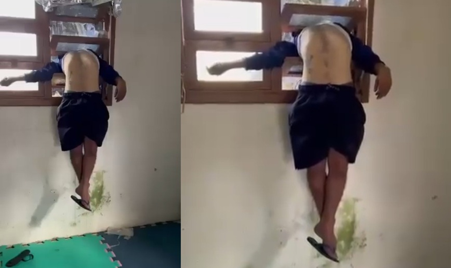 God’s Security System: Thief Strangled by Church Window
