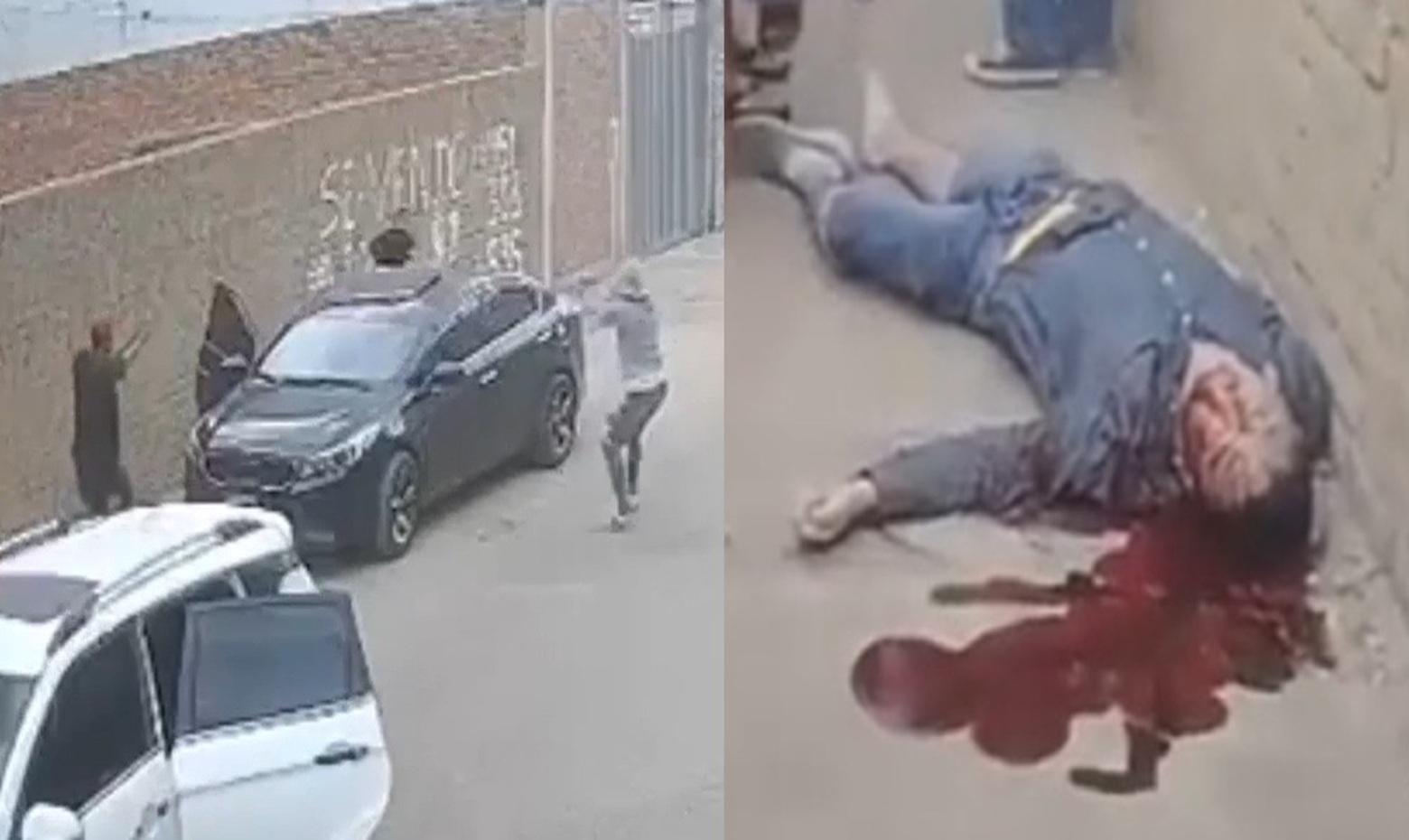 Gunmen Descend from Car and Execute Two Rivals in Brutal Shooting