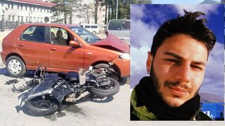 Horrifying CCTV Captures 25-Year-Old Motorcyclist’s Instant Death in Brutal Car Crash