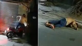 Motorcyclist Smashes Head-First Into Store Front – Left Fighting for Life