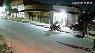 Motorcyclist Smashes Head-First Into Store Front – Left Fighting for Life