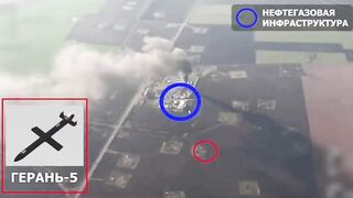 Attack on Ukrainian oil refinery.