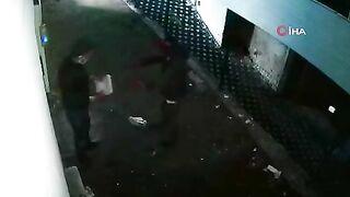 Man Throws Ex's Boyfriend to the Ground and Repeatedly Smashes His Head with a Rock