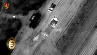 "Baba Yaga" drone eliminates military truck full of Orcs (4 dead, 14 injured)