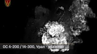 "Baba Yaga" drone eliminates military truck full of Orcs (4 dead, 14 injured)