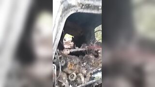 The Ghost Driver: Man Burned To A Crisp After Fiery Crash