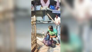 Muslim Man Mercilessly Beaten By Hindu Group